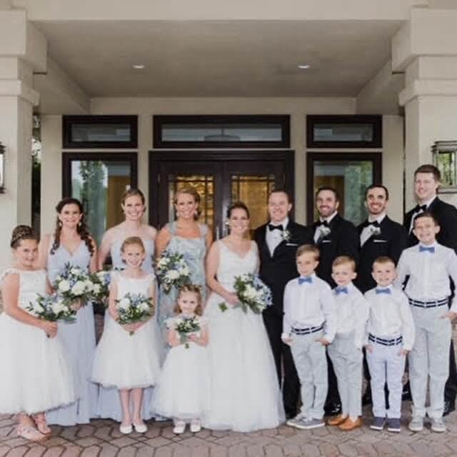 brooklake wedding party with kids
