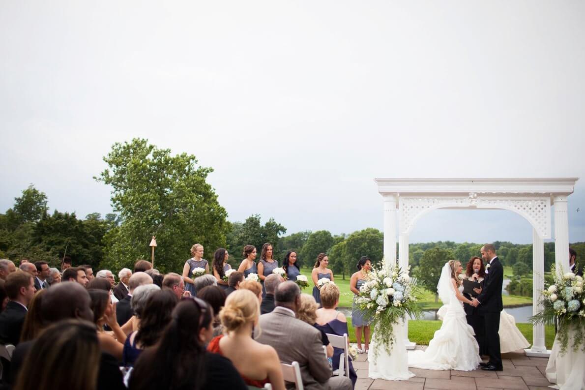 Outdoor wedding at Brookdale Events in Florham Park, New Jersey